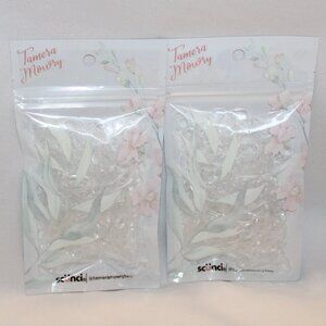 Tamera Mowry Scunci by Conair Clear Poly Hair Bands - 2 packs